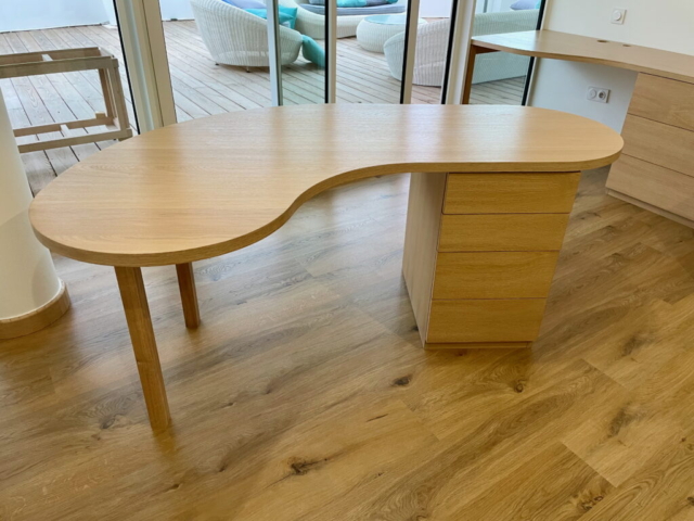 Bureaux plaqués chêne