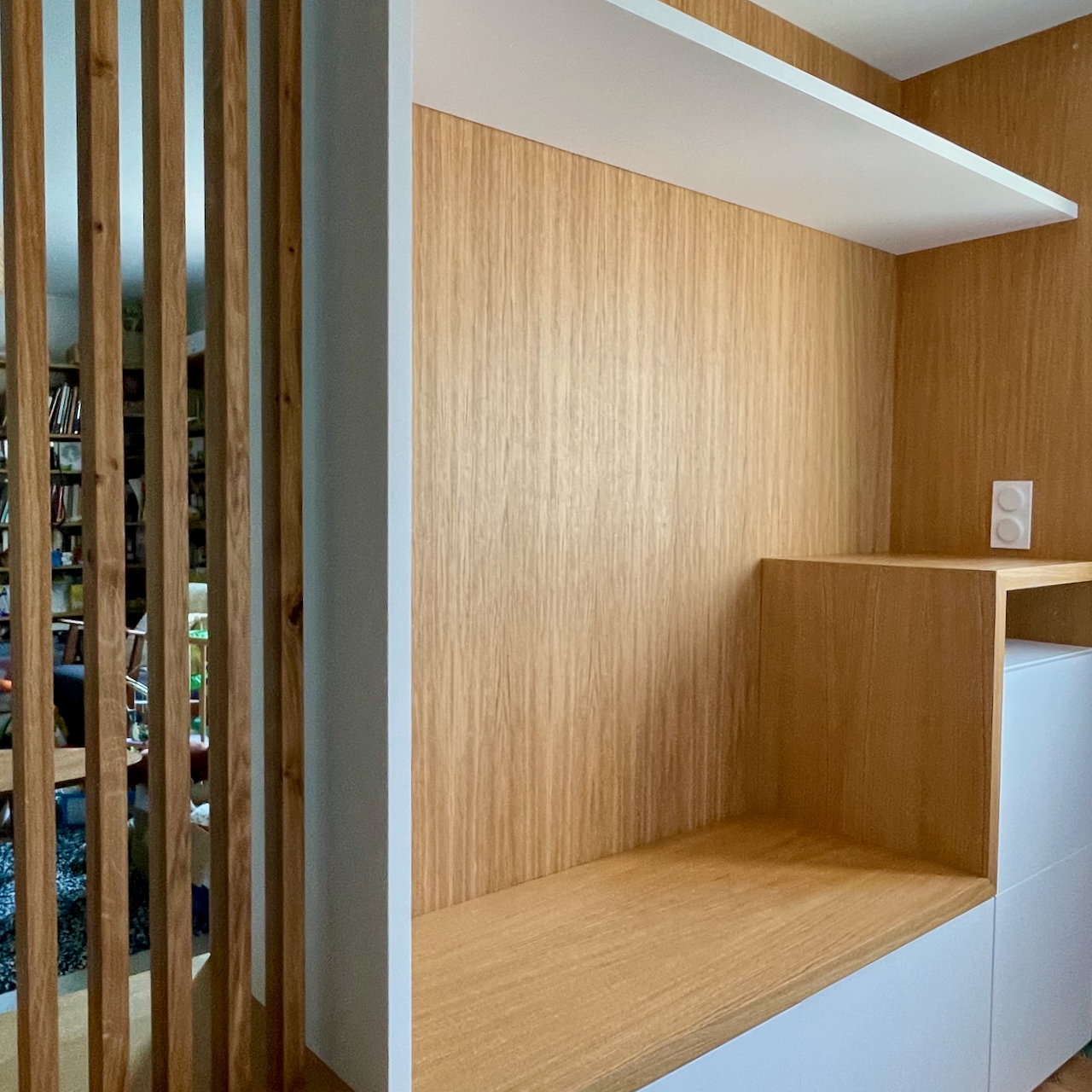 Meuble de séparation entrée séjour